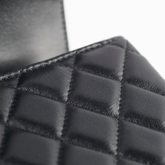 Chanel Seasonal Classic Flap Top Handle Lambskin Black 2024