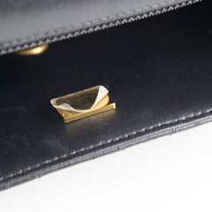 Chanel Seasonal Classic Flap Top Handle Lambskin Black 2024