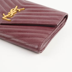 Saint Laurent Clutch Burgundy