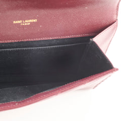 Saint Laurent Clutch Burgundy