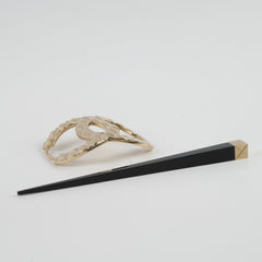 Chanel CC Hairpin Gold