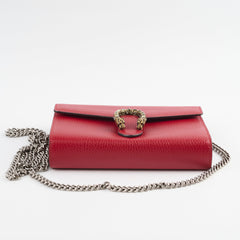 Gucci Dionysus Wallet On Chain Red