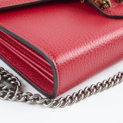 Gucci Dionysus Wallet On Chain Red