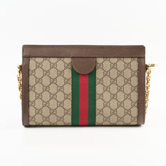 Gucci Ophidia GG Surpreme Shoulder Bag Beige