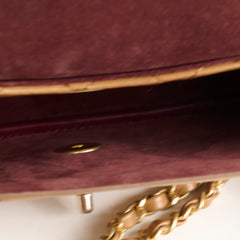 Chanel Seasonal Crossbody Bag with Pouch Tan