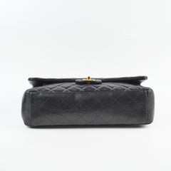 Chanel Single Flap Maxi Black Lambskin