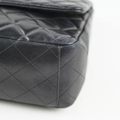 Chanel Single Flap Maxi Black Lambskin