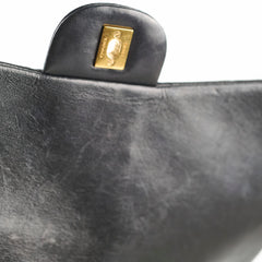 Chanel Single Flap Maxi Black Lambskin