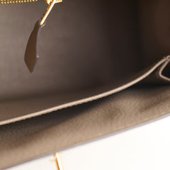 Hermes Kelly 25 Gris Asphalt Epsom C Stamp 2018