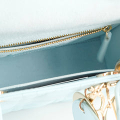 Christian Dior Small Lady Dior ABC Blue