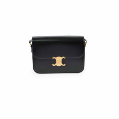 Celine Classique Medium Triomphe Bag Black