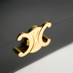 Celine Classique Medium Triomphe Bag Black