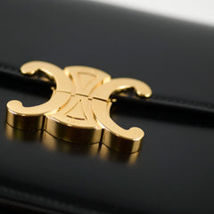Celine Classique Medium Triomphe Bag Black
