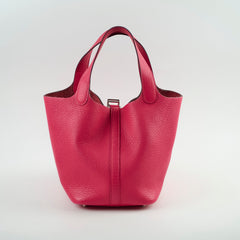 Hermes Picotin 18 Rose Extreme Clemence