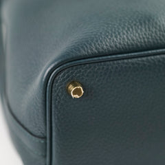 Hermes Picotin 18 Vert Cypres Clemence GHW