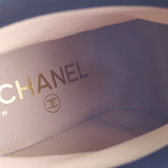 Chanel Women Boots Black 37.5C