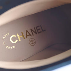 Chanel Women Boots Black 37.5C