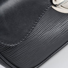 Louis Vuitton Epi Shoulder Bag Black
