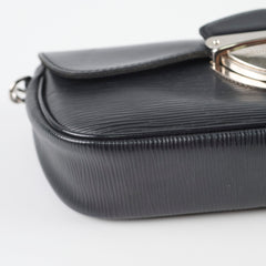 Louis Vuitton Epi Shoulder Bag Black
