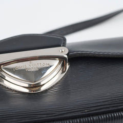 Louis Vuitton Epi Shoulder Bag Black