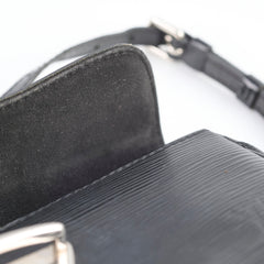 Louis Vuitton Epi Shoulder Bag Black