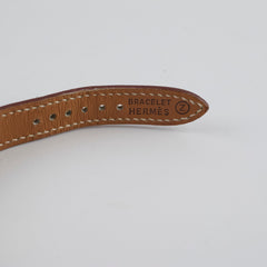 Hermes Kelly Bracelet Watch Gold GHW Z in circle size M