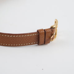 Hermes Kelly Bracelet Watch Gold GHW Z in circle size M