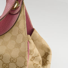 Gucci GG supreme Shoulder Bag Brown/Pink