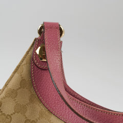 Gucci GG supreme Shoulder Bag Brown/Pink