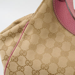 Gucci GG supreme Shoulder Bag Brown/Pink