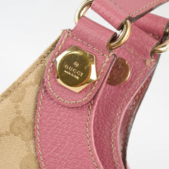 Gucci GG supreme Shoulder Bag Brown/Pink