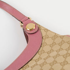 Gucci GG supreme Shoulder Bag Brown/Pink