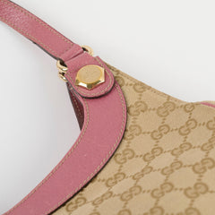 Gucci GG supreme Shoulder Bag Brown/Pink
