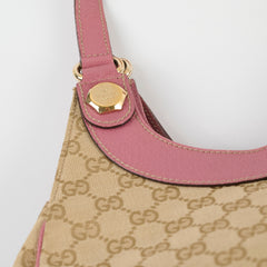 Gucci GG supreme Shoulder Bag Brown/Pink
