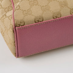 Gucci GG supreme Shoulder Bag Brown/Pink