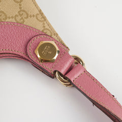 Gucci GG supreme Shoulder Bag Brown/Pink