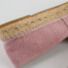 Chanel Sequin Espadrilles Pink Size 40