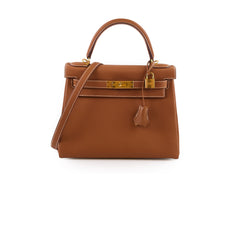 Hermès Kelly 28 Togo Gold GHW Z Stamp