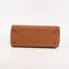 Hermès Kelly 28 Togo Gold GHW Z Stamp