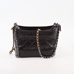 Chanel Small Gabrielle Quilted Black