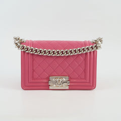Chanel Small Red Boy Bag