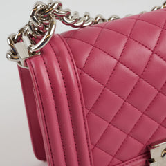 Chanel Small Red Boy Bag
