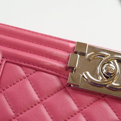 Chanel Small Red Boy Bag
