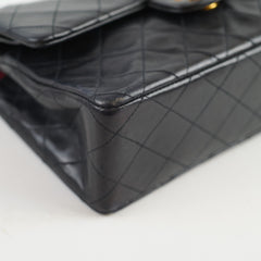Chanel Small Classic Flap Black Lambskin - Vintage 24k Gold