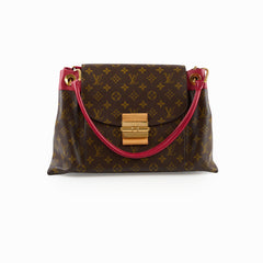 Louis Vuitton Monogram Olympe MM Rouge