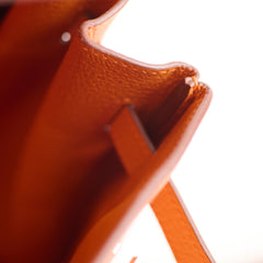 Hermès Hermes Birkin 30 Orange PHW X Stamp 2016