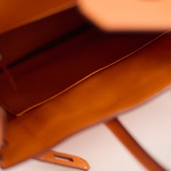 Hermès Hermes Birkin 30 Orange PHW X Stamp 2016