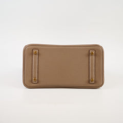 Hermès Hermes Birkin 25 GHW Etoupe Y Stamp 2020