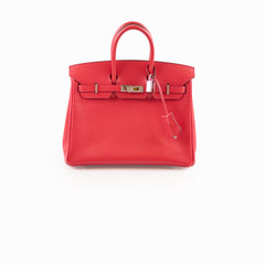 Hermès Hermes Birkin 25 Bougainvillea PHW N Square Stamp 2010