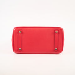 Hermès Hermes Birkin 25 Bougainvillea PHW N Square Stamp 2010